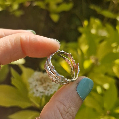 Molten Branches Ring - size R