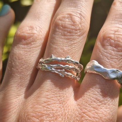 Molten Branches Ring - size R