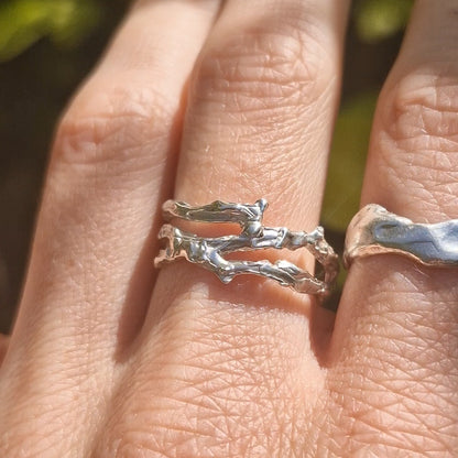 Molten Branches Ring - size R