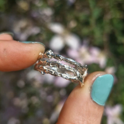 Molten Branches Ring - size R