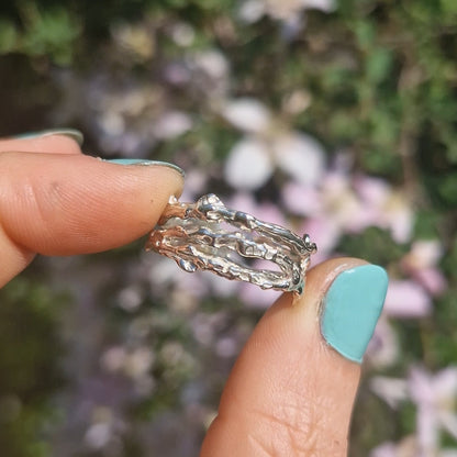 Molten Branches Ring - size R