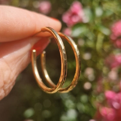 Moonlight Everyday Hoops - Gold Vermeil