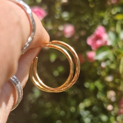 Moonlight Everyday Hoops - Gold Vermeil