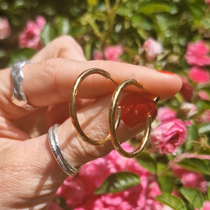 Moonlight Everyday Hoops - Gold Vermeil