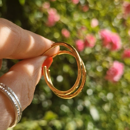 Moonlight Everyday Hoops - Gold Vermeil