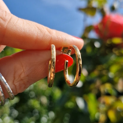 Moonlight Everyday Hoops - Gold Vermeil