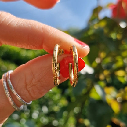 Bark Everyday Hoops - Gold Vermeil