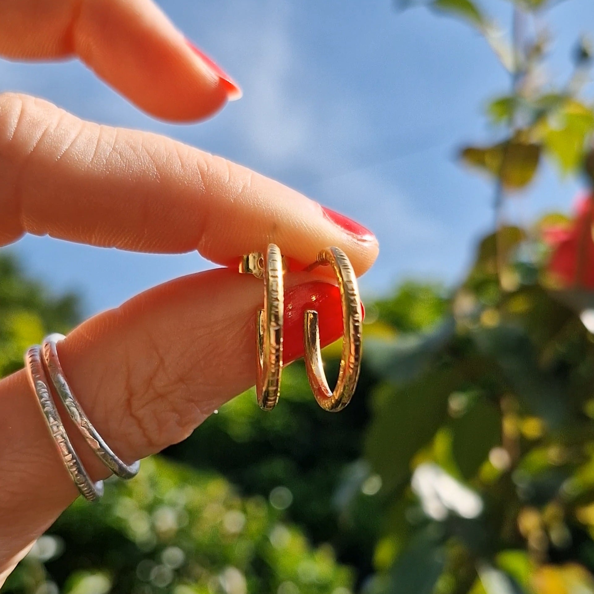 Bark Everyday Hoops - Gold Vermeil