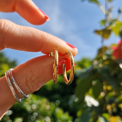 Bark Everyday Hoops - Gold Vermeil