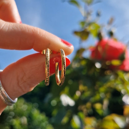 Bark Everyday Hoops - Gold Vermeil