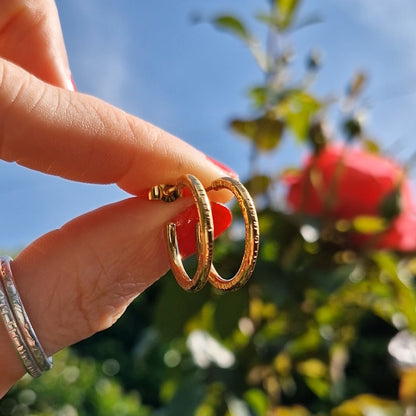 Bark Everyday Hoops - Gold Vermeil