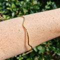 Ripple Flow Bangle - Gold Vermeil
