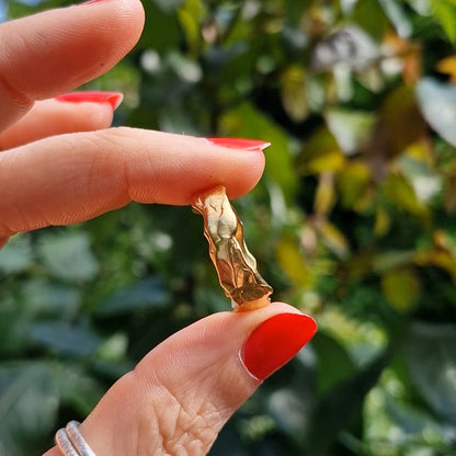 Molten Flow Ring - Gold Vermeil