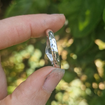Molten Ametrine Ring - size uk Q 1/2 Scuffed stone (reduced due to slight damage)