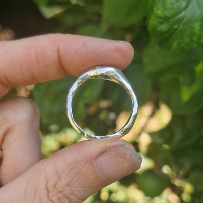 Molten Ametrine Ring - size uk Q 1/2 Scuffed stone (reduced due to slight damage)