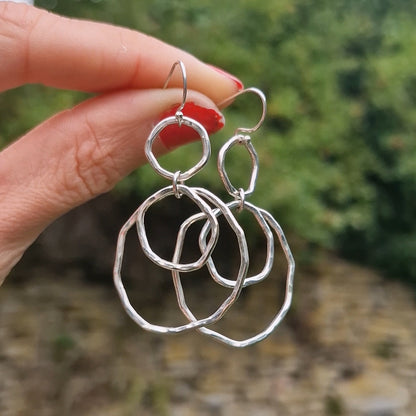 Ripple Rainfall Dangle Earrings