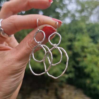 Ripple Rainfall Dangle Earrings