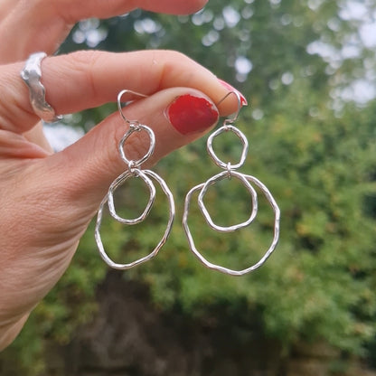 Ripple Rainfall Dangle Earrings