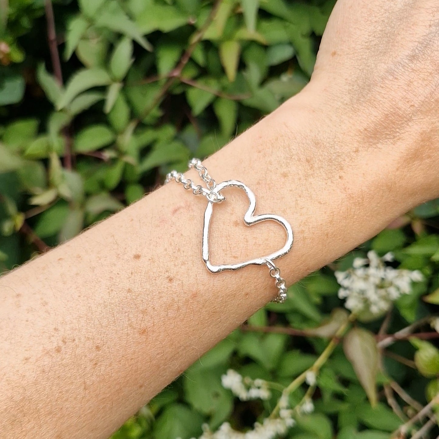 Molten Heart Thread Bracelet