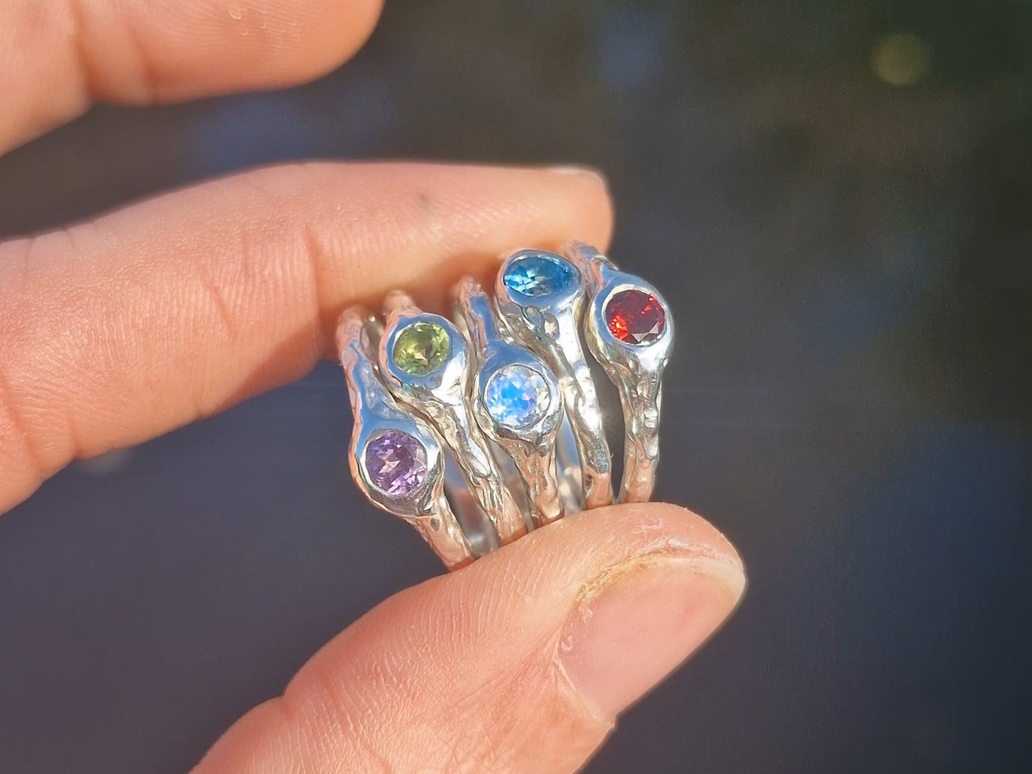 Silver Molten Cove Ring - made to order