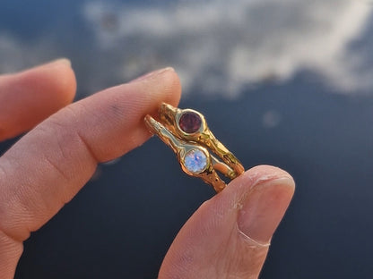 Silver Molten Cove Ring - made to order