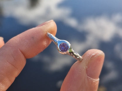 Silver Molten Cove Ring - made to order