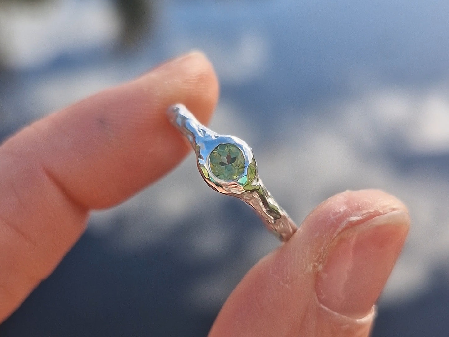 Silver Molten Cove Ring - made to order