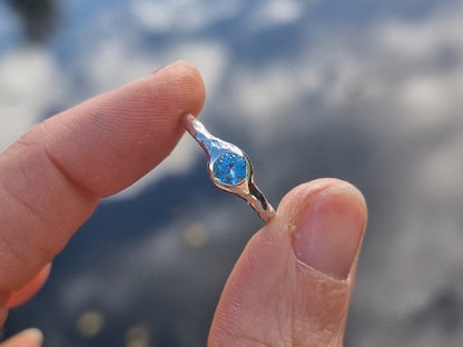 Silver Molten Cove Ring - made to order