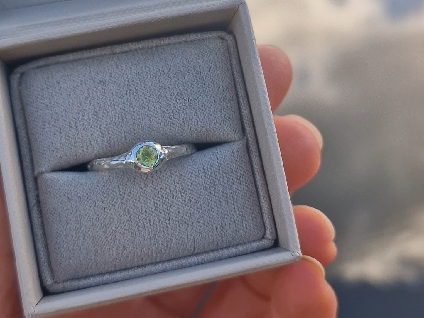 Silver Molten Cove Ring - made to order