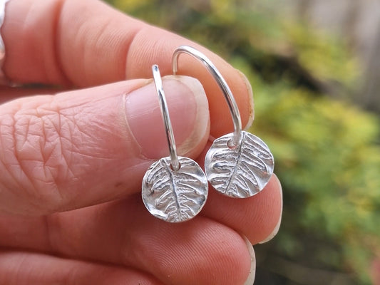 Lacock Disc Imprint Hoops ~ no.18