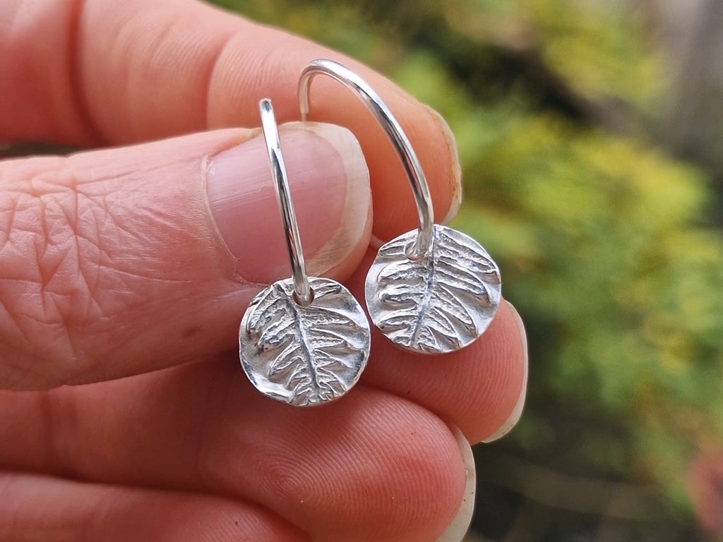 Lacock Disc Imprint Hoops ~ no.18