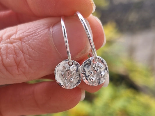 Lacock Disc Imprint Hoops ~ no.20