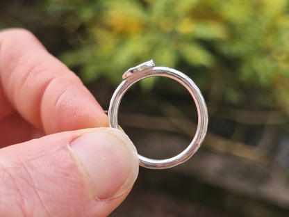 Lacock Imprint Ring Forget me not ~ UK N