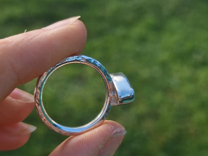 Unique Pottery Ring no.3   ~   size uk O