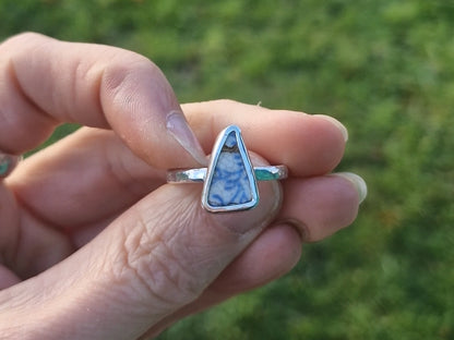 Unique Pottery Ring no.3   ~   size uk O