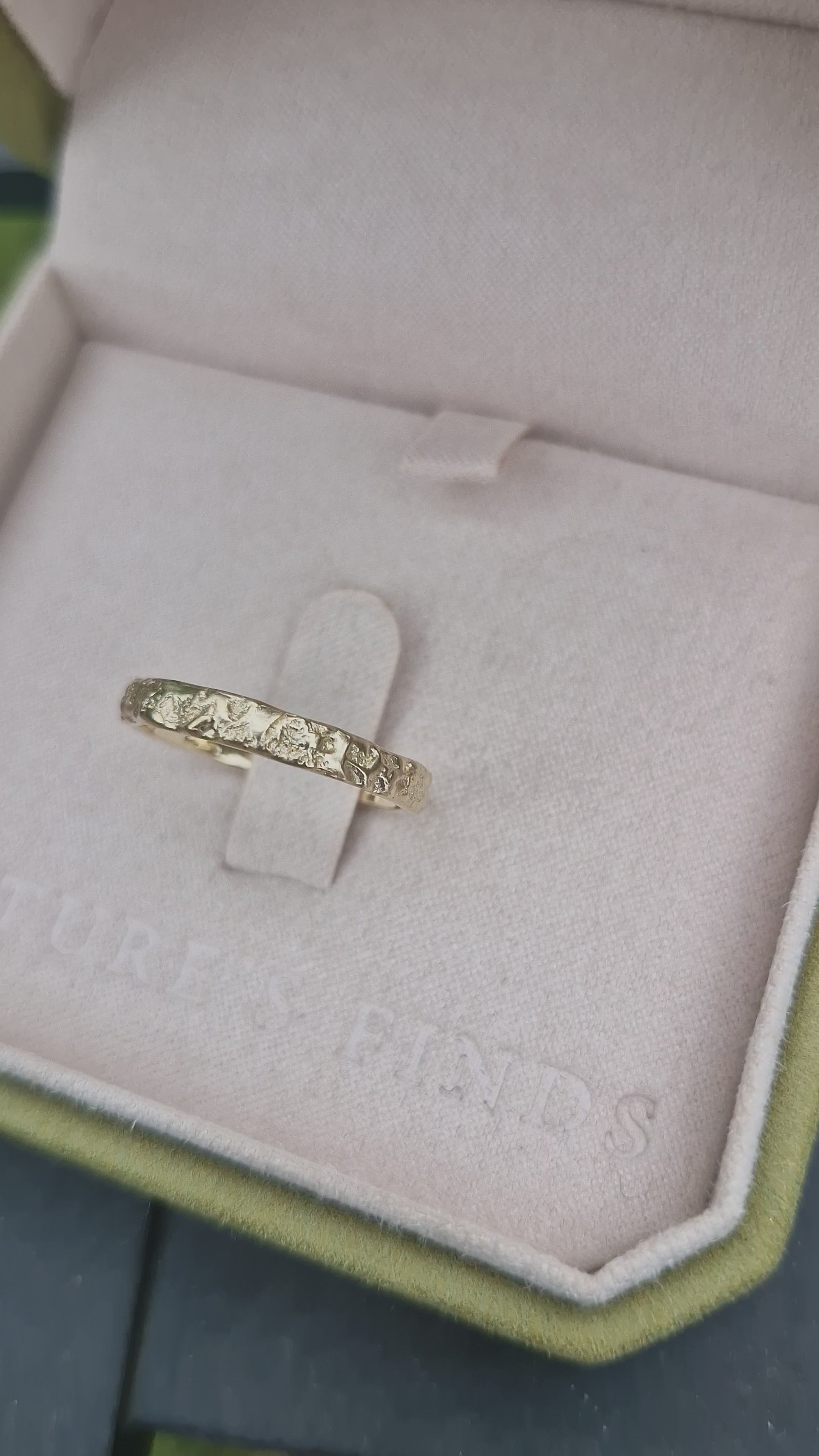 Sentimental Bark Ring ~ For Craig