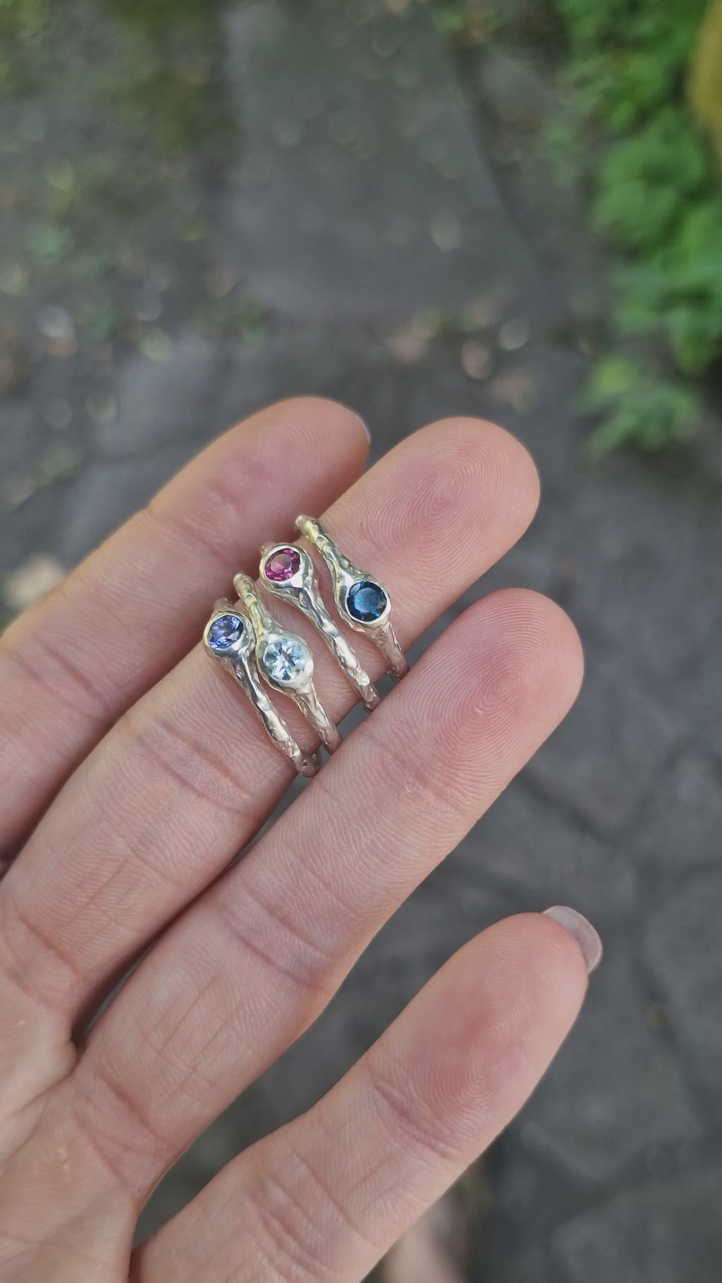 Silver Molten Cove Ring - made to order