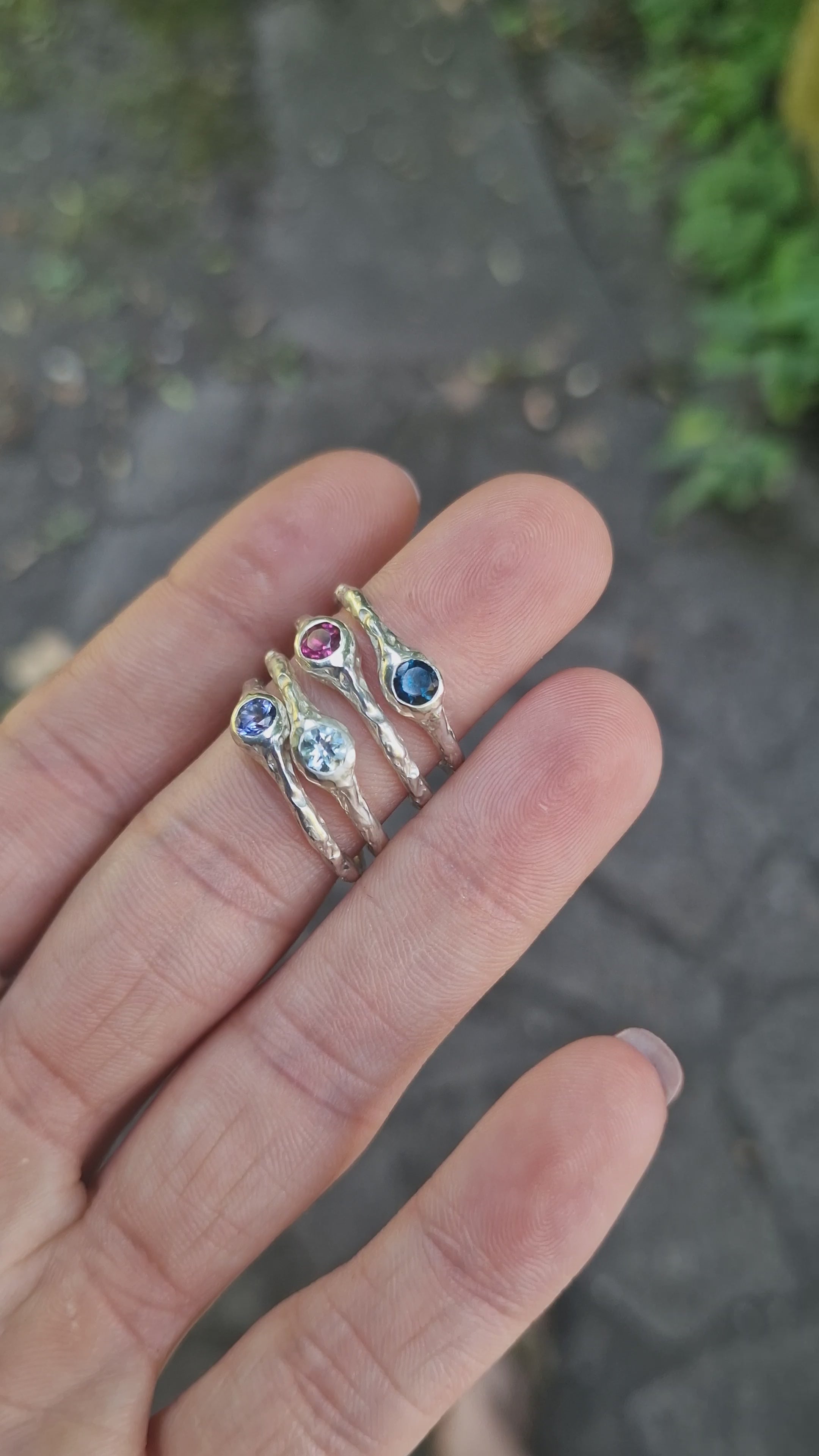 Silver Molten Cove Ring - made to order