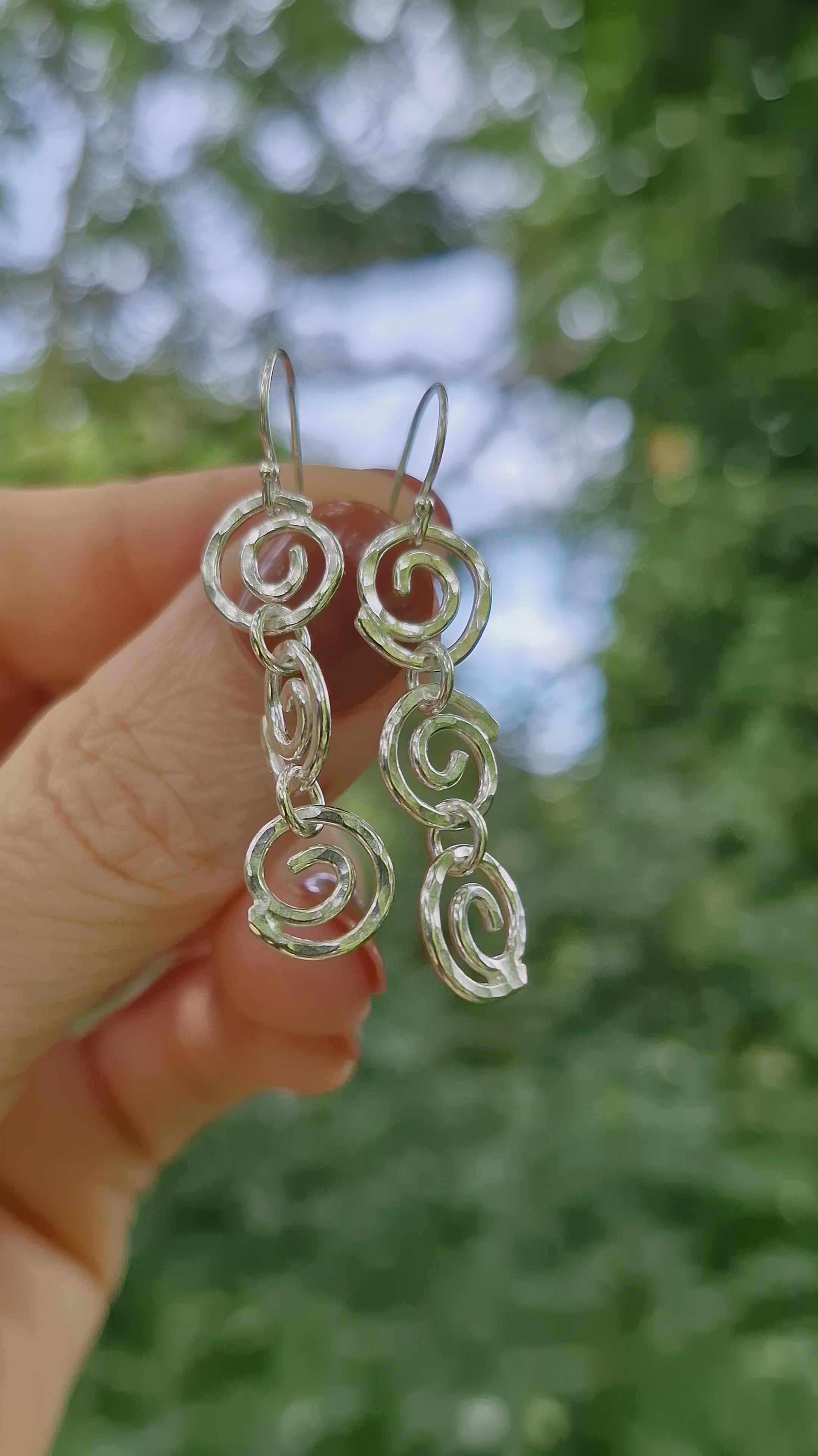 Spiral Trio Earrings