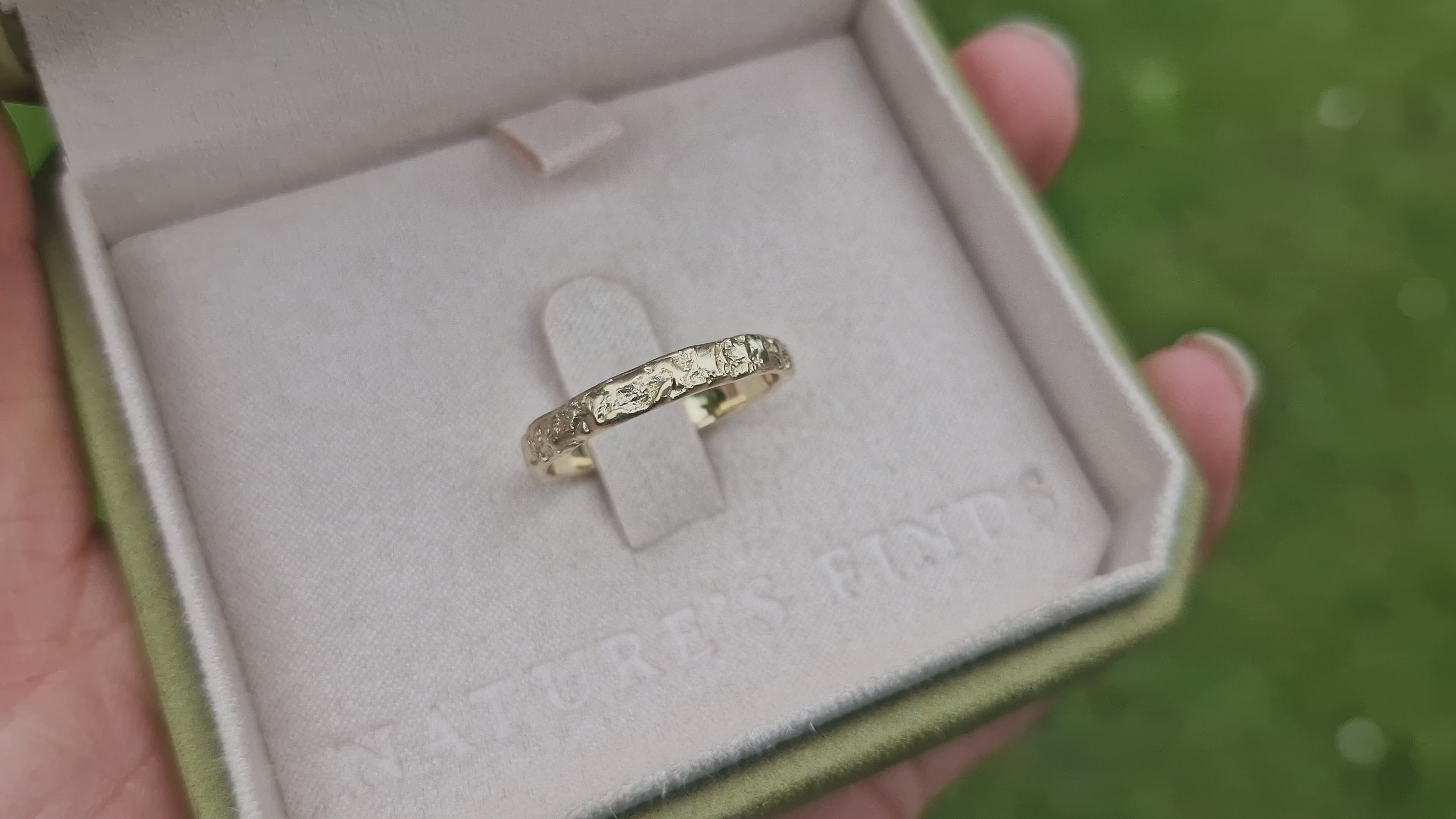 Sentimental Bark Ring ~ For Craig