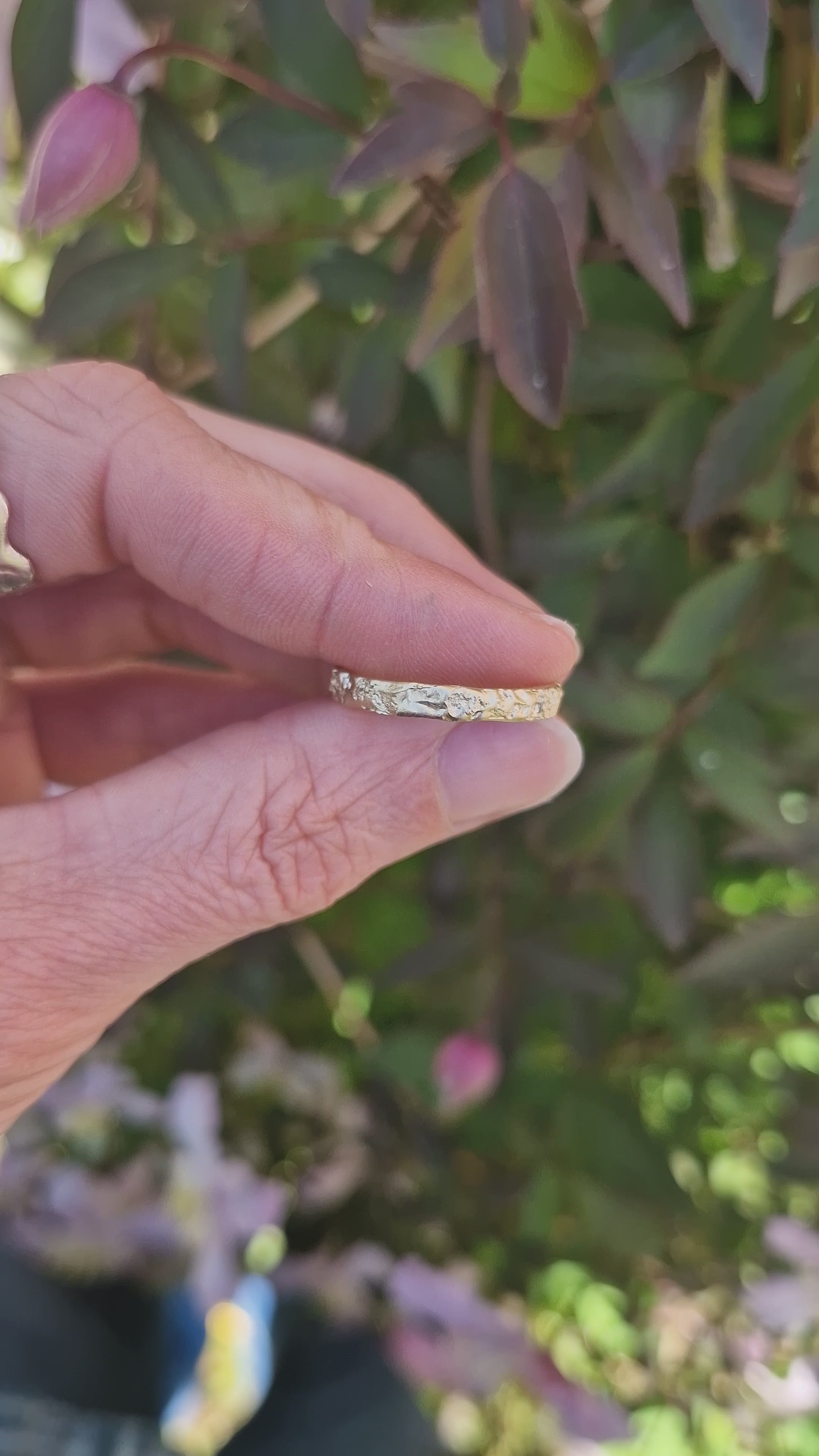 Sentimental Bark Ring ~ For Craig