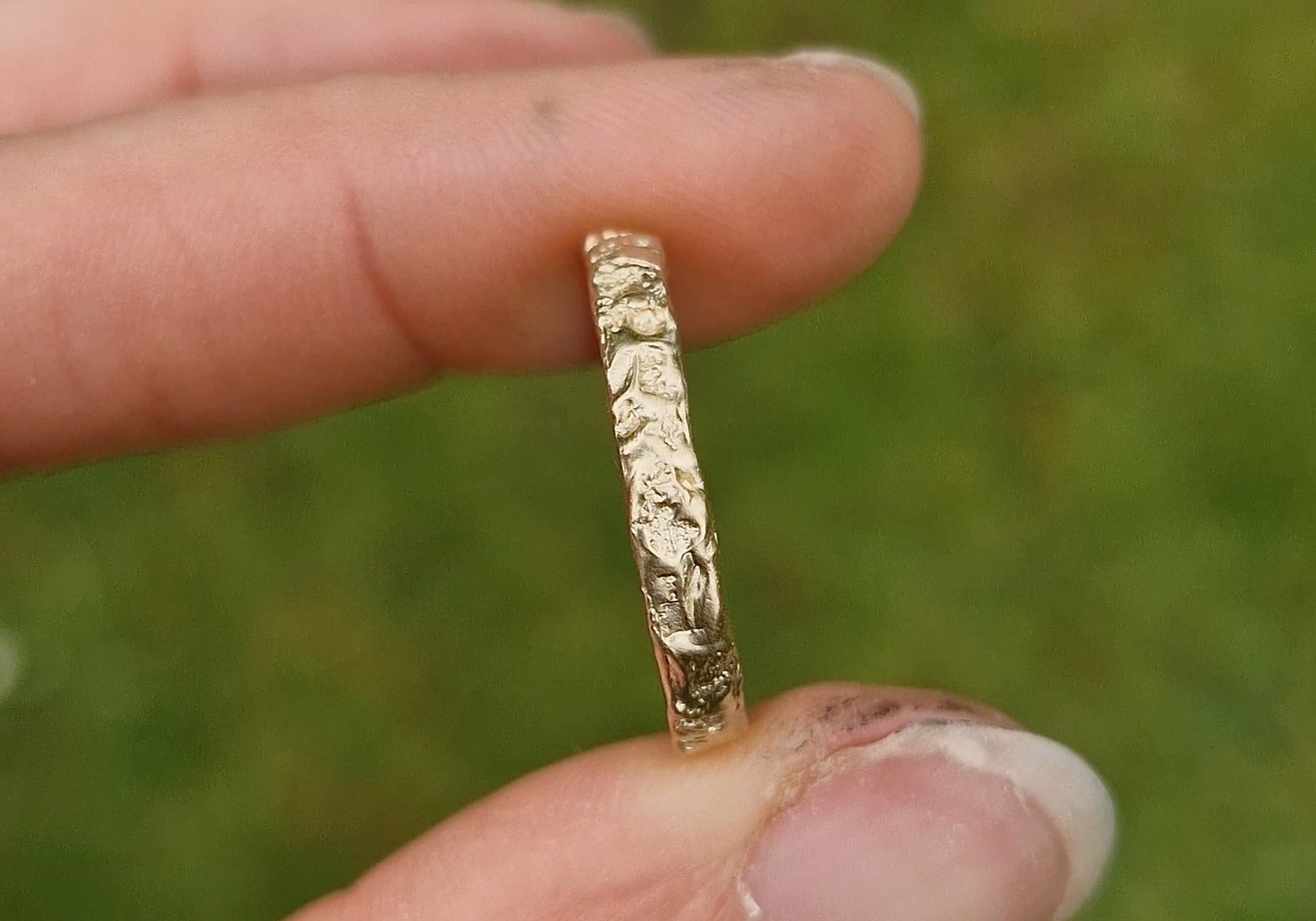 Sentimental Bark Ring ~ For Craig