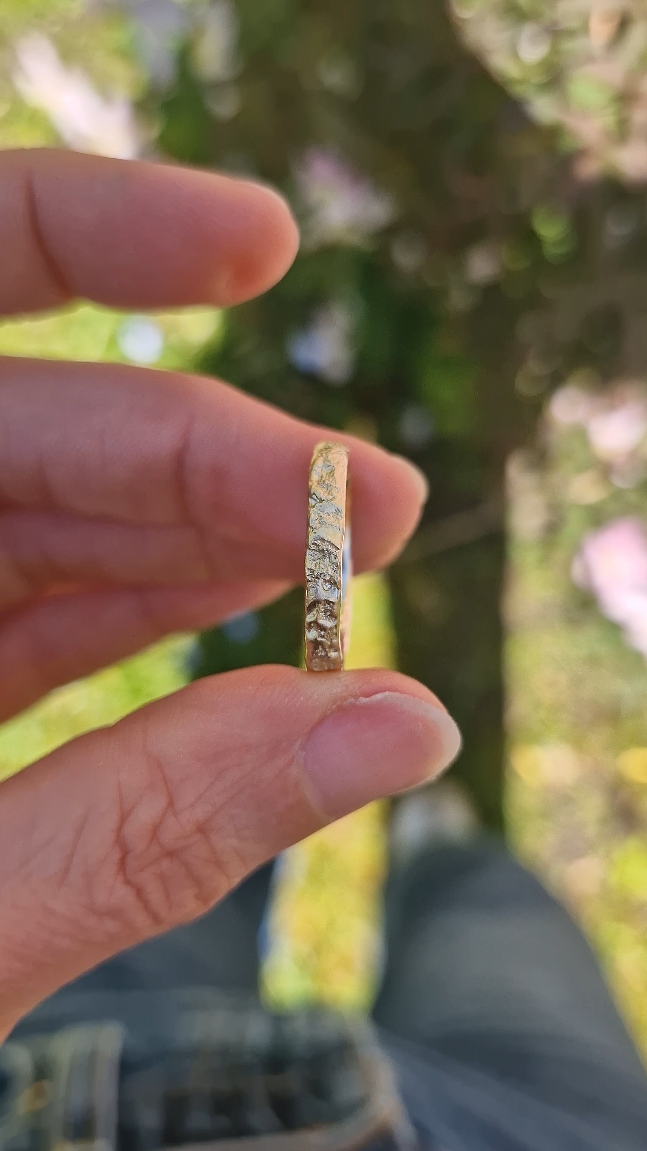 Sentimental Bark Ring ~ For Craig