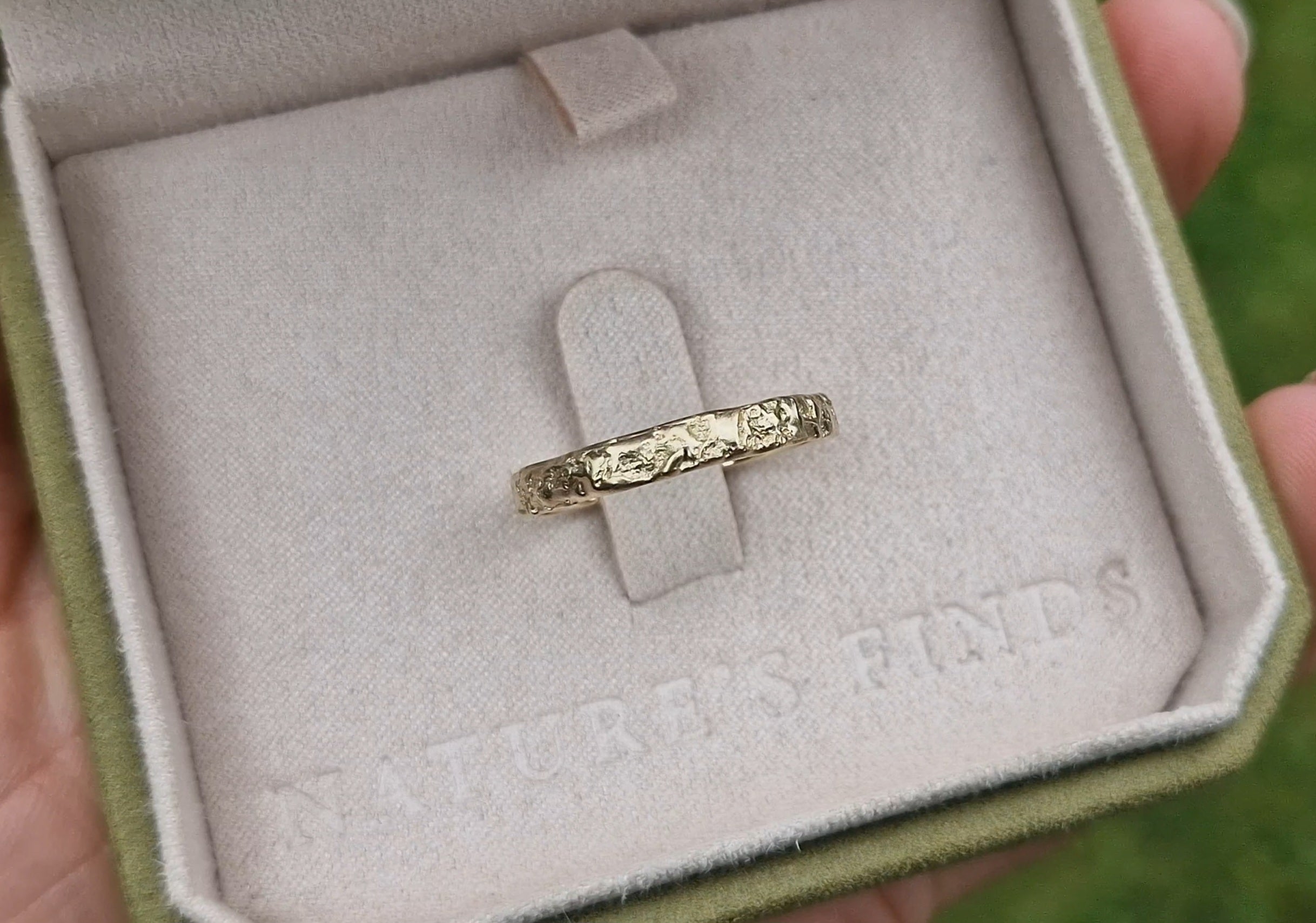 Sentimental Bark Ring ~ For Craig