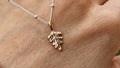 Fern Leaf Pendant 9ct Gold ~ no chain