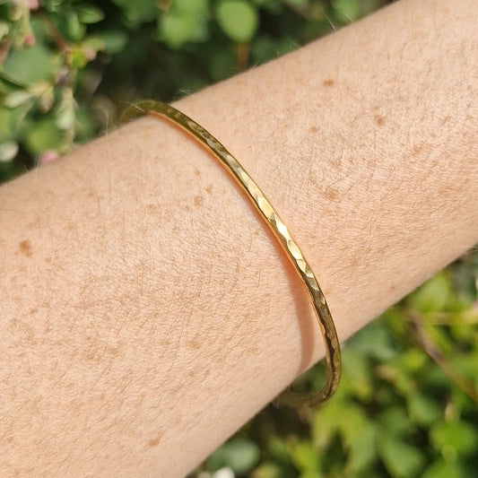 Moonlight Bangle - Gold Vermeil
