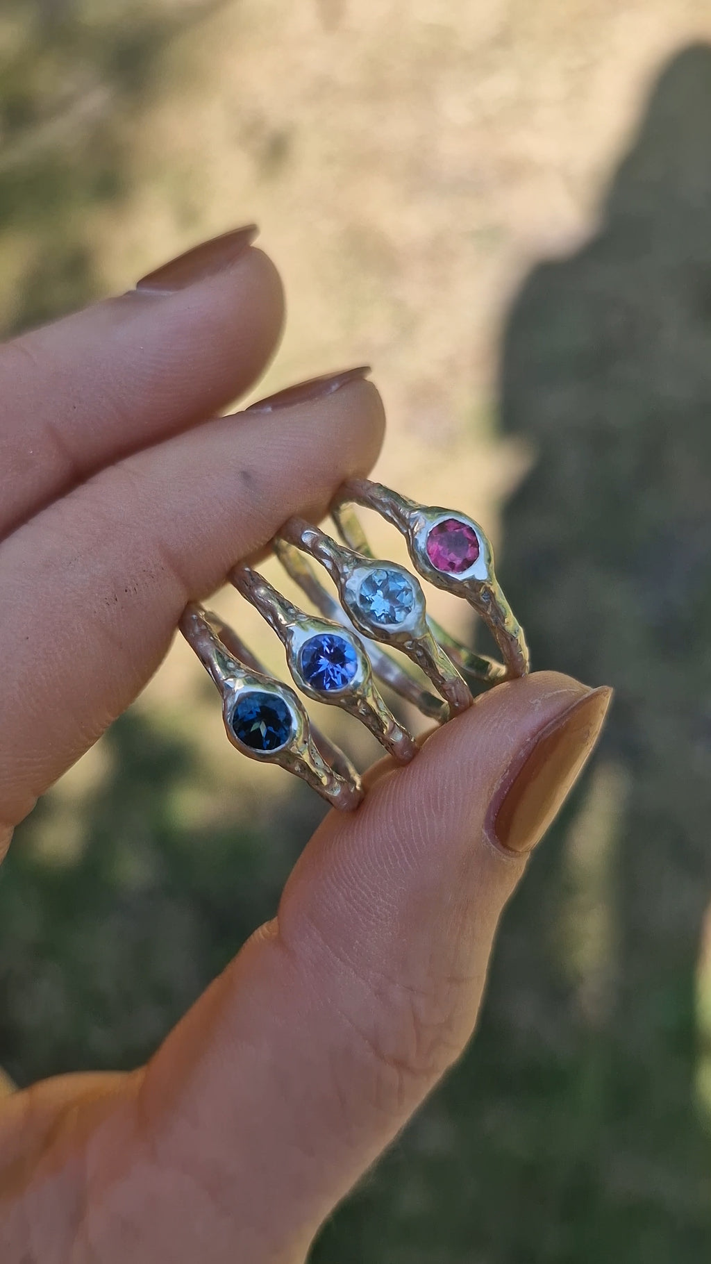Silver Molten Cove Ring - made to order