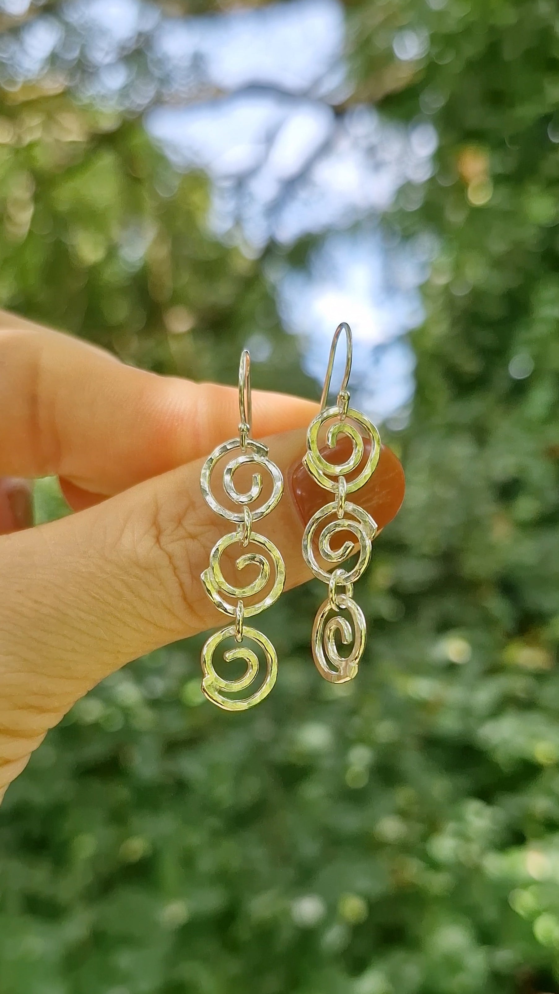 Spiral Trio Earrings