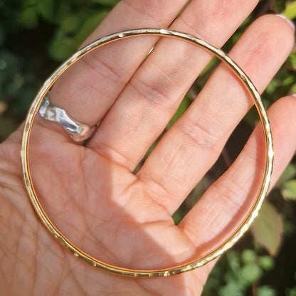 Moonlight Bangle - Gold Vermeil