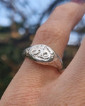 Molten Signet Pinky Ring ~ ready to ship